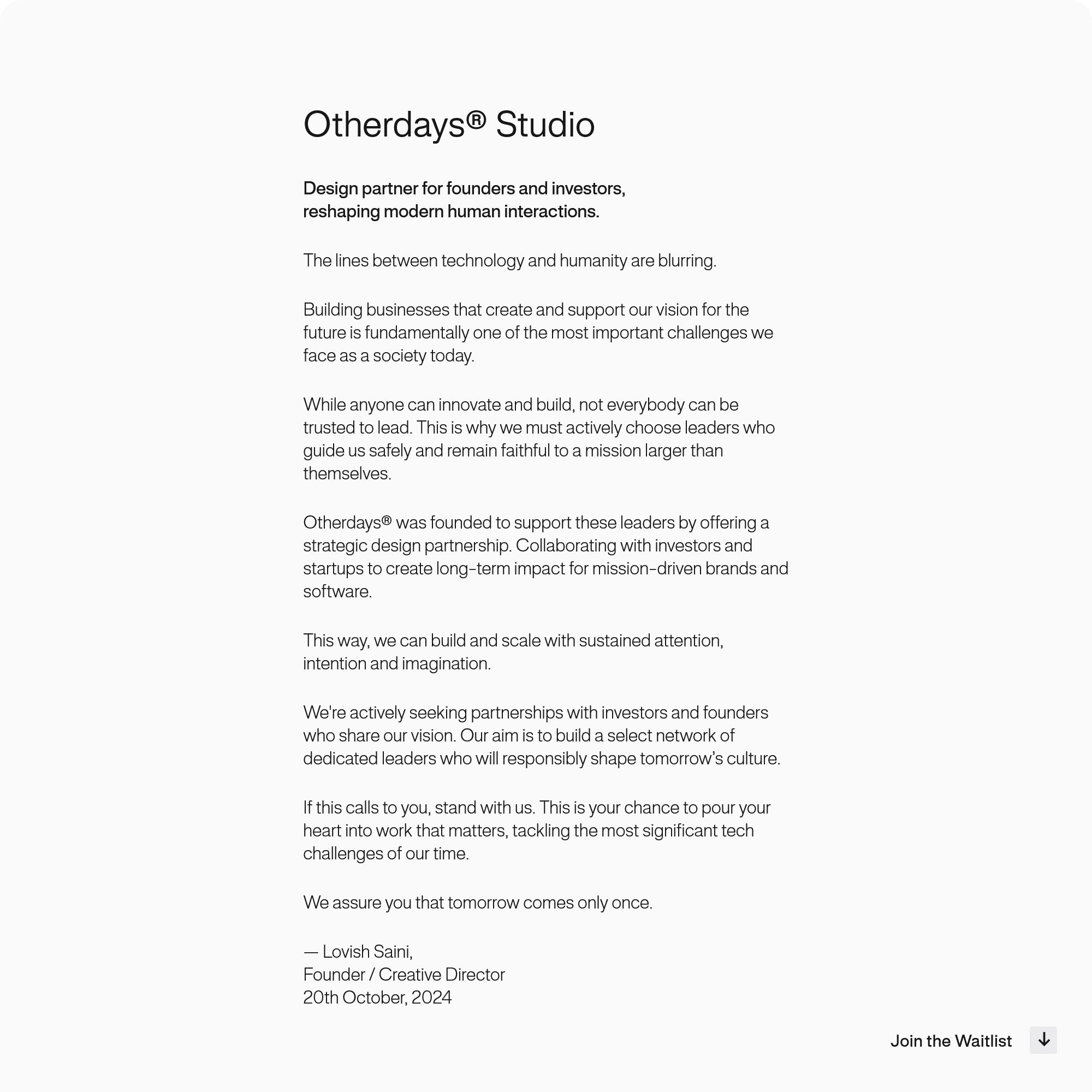 Otherdays Studio